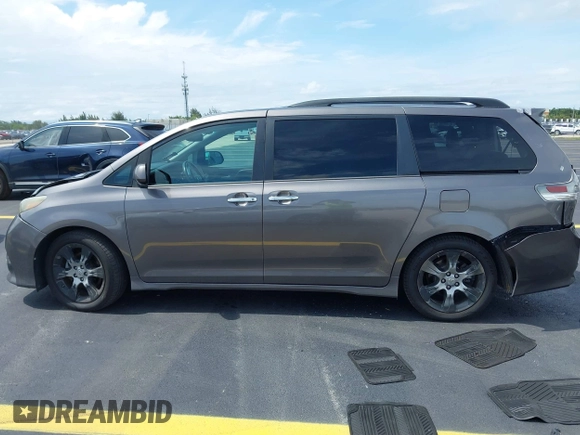 2015 Toyota Sienna SE with VIN 5TDXK3DC2FS552698, listed as a IAAI auction lot 42253119 with 110,710 mi miles and . Bid and sale history available at DreamBid. Image 14.