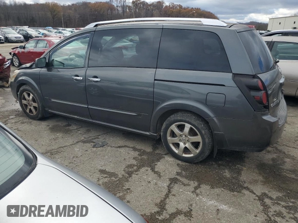 2009 Nissan Quest S with VIN 5N1BV28U29N108192, listed as a Copart auction lot 81455434 with 250,534 mi miles and Salvage Title. Bid and sale history available at carsss.com. Image 2.