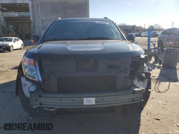 2013 Ford Explorer XLT with VIN 1FM5K7D84DGB51604, listed as a Copart auction lot 43856505 with 106,179 mi miles and Salvage Title. Bid and sale history available at DreamBid. Image 5.