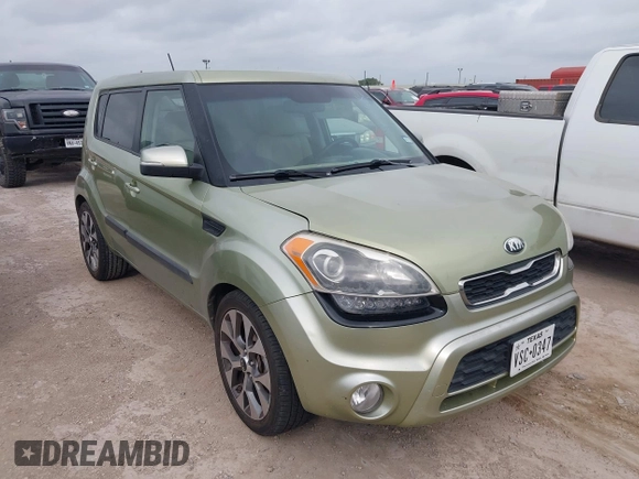 2013 Kia Soul + with VIN KNDJT2A66D7610055, listed as a IAAI auction lot 42142703 with 133,274 mi miles and . Bid and sale history available at DreamBid. Image 1.