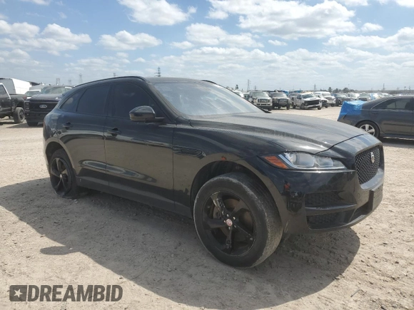 2017 Jaguar F-Pace 35t Premium with VIN SADCJ2BV9HA063073, listed as a Copart auction lot 49045915 with Not Provided miles and Clean Title. Bid and sale history available at DreamBid. Image 4.