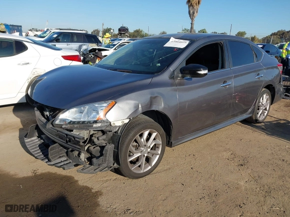 2015 Nissan Sentra S with VIN 3N1AB7AP4FY372638, listed as a IAAI auction lot 42004029 with 152,466 mi miles. Bid and sale history available at carsss.com. Image 18.