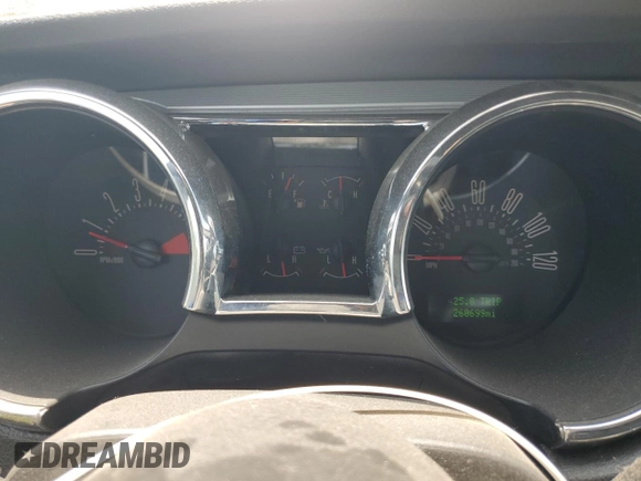 2009 Ford Mustang with VIN 1ZVHT80N095138283, listed as a Copart auction lot 63995925 with 260,699 mi miles and Clean title. Bid and sale history available at DreamBid. Image 9.