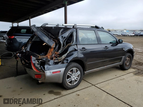 2006 Mitsubishi Outlander LS with VIN JA4LX31F16U021769, listed as a Copart auction lot 85477344 with 273,846 mi miles and Salvage Title. Bid and sale history available at carsss.com. Image 3.