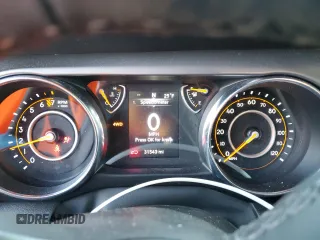 2022 Jeep Wrangler Sport with VIN 1C4HJXAGXNW201493, listed as a Copart auction lot 86424294 with 31,543 mi miles and Salvage Title. Bid and sale history available at DreamBid. Image 9.