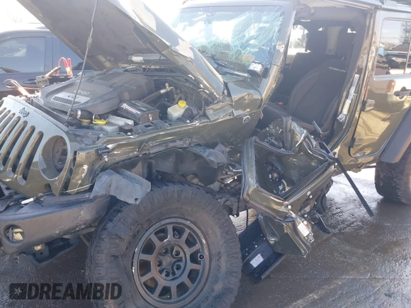 2015 Jeep Wrangler Unlimited Rubicon with VIN 1C4BJWFG0FL623431, listed as a IAAI auction lot 41651317 with 105,508 mi miles. Bid and sale history available at carsss.com. Image 6.