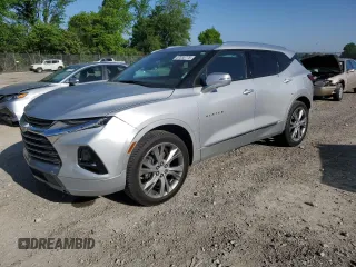 2020 Chevrolet Blazer Premier with VIN 3GNKBFRS0LS716394, listed as a Copart auction lot 57030775 with 54,665 mi miles and Salvage title. Bid and sale history available at DreamBid. Image 1.