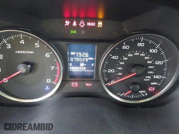 2017 Subaru Crosstrek Premium with VIN JF2GPABC7HG241937, listed as a IAAI auction lot 40788019 with 79,029 mi miles. Bid and sale history available at carsss.com. Image 7.