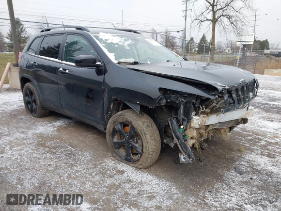 2018 Jeep Cherokee Limited with VIN 1C4PJMDX8JD530088, listed as a IAAI auction lot 41213375 with 96,210 mi miles. Bid and sale history available at carsss.com. Image 1.