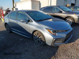 2021 Toyota Corolla SE with VIN JTDS4MCEXMJ072626, listed as a IAAI auction lot 41853851 with 65,974 mi miles. Bid and sale history available at carsss.com. Image 1.