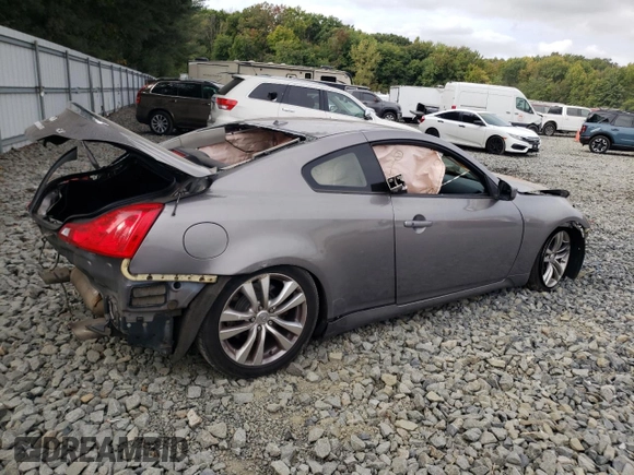 2008 Infiniti G37 Coupe Journey with VIN JNKCV64E38M117355, listed as a Copart auction lot 72067564 with 0 mi miles and Salvage Title. Bid and sale history available at carsss.com. Image 3.