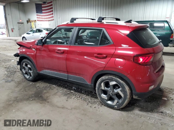 2021 Hyundai Venue SEL with VIN KMHRC8A32MU125422, listed as a Copart auction lot 49552245 with 22,409 mi miles and Non Repairable. Bid and sale history available at carsss.com. Image 2.