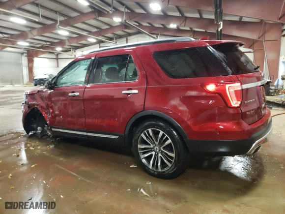 2016 Ford Explorer Platinum with VIN 1FM5K8HT6GGC70554, listed as a Copart auction lot 45110025 with 120,021 mi miles and Salvage Title. Bid and sale history available at carsss.com. Image 2.