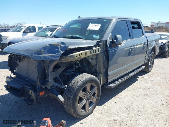 2020 Ford F-150 XL with VIN 1FTEW1EP1LKE75567, listed as a IAAI auction lot 41720000 with 61,866 mi miles. Bid and sale history available at carsss.com. Image 20.