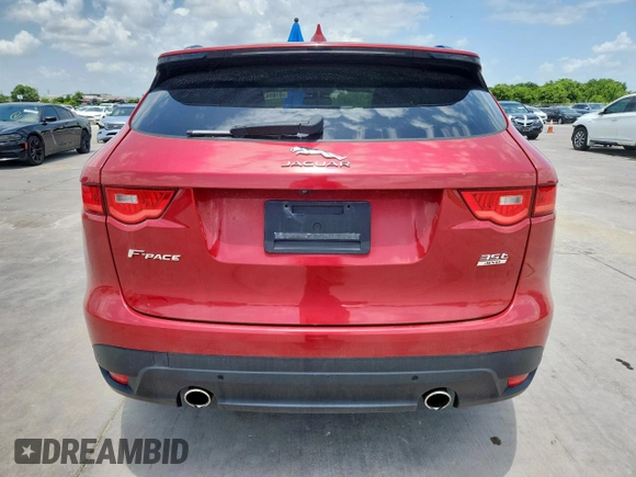 2018 Jaguar F-Pace 35t Prestige with VIN SADCK2EV5JA252737, listed as a Copart auction lot 61694355 with 42,461 mi miles and Clean title. Bid and sale history available at DreamBid. Image 6.