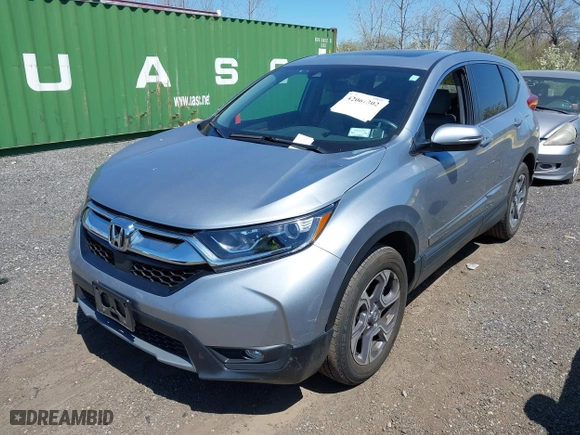 2018 Honda CR-V EX-L with VIN 7FARW2H80JE081682, listed as a IAAI auction lot 42061302 with 32,472 mi miles. Bid and sale history available at carsss.com. Image 19.