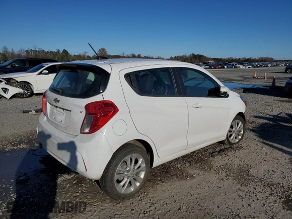 2022 Chevrolet Spark 1LT with VIN KL8CD6SA9NC011751, listed as a Copart auction lot 84898744 with 38,281 mi miles and Salvage Title. Bid and sale history available at carsss.com. Image 3.