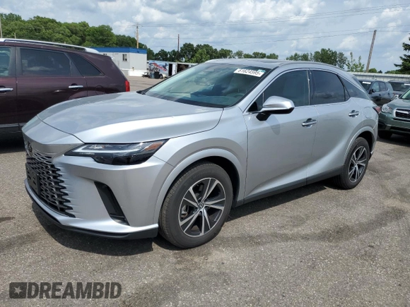 2023 Lexus RX 350 z VIN 2T2BAMCA9PC035293, wystawiony jako Copart lot #61624595 z przebiegiem 17 559 mil mil oraz Szkoda całkowita • Salvage title. Historia ofert i sprzedaży dostępna na DreamBid. Obrazek 1.