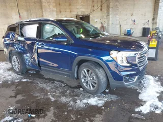 2022 GMC Terrain SLT z VIN 3GKALVEVXNL150581, wystawiony jako IAAI lot #41426870 z przebiegiem 46 550 mil mil oraz . Historia ofert i sprzedaży dostępna na DreamBid. Obrazek 1.