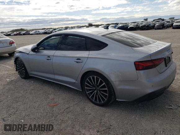 2022 Audi A5 Sportback Premium Plus with VIN WAUCBCF52NA023970, listed as a Copart auction lot 77373983 with 14,327 mi miles. Bid and sale history available at carsss.com. Image 2.