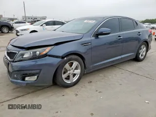 2015 Kia Optima LX with VIN 5XXGM4A76FG383391, listed as a Copart auction lot 55322155 with 168,430 mi miles and Salvage Title. Bid and sale history available at carsss.com. Image 1.