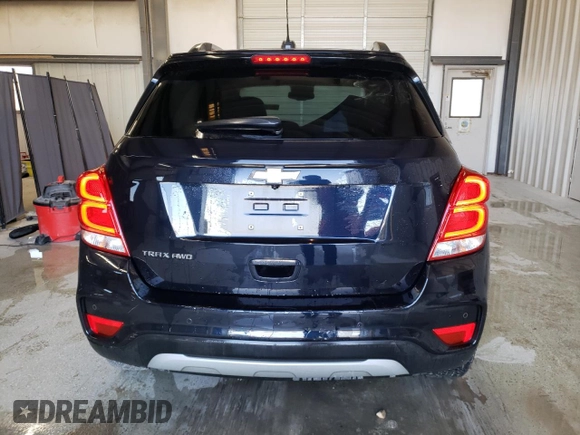 2022 Chevrolet Trax LT with VIN KL7CJPSM3NB534444, listed as a Copart auction lot 52376455 with 52,944 mi miles and Clean Title. Bid and sale history available at carsss.com. Image 6.