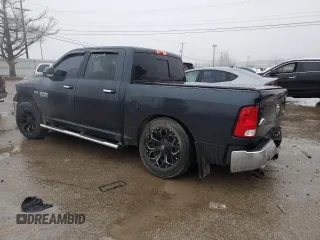 2018 Ram 1500 Big Horn with VIN 3C6RR7LT9JG123294, listed as a Copart auction lot 44421745 with 143,462 mi miles and Salvage Title. Bid and sale history available at carsss.com. Image 2.