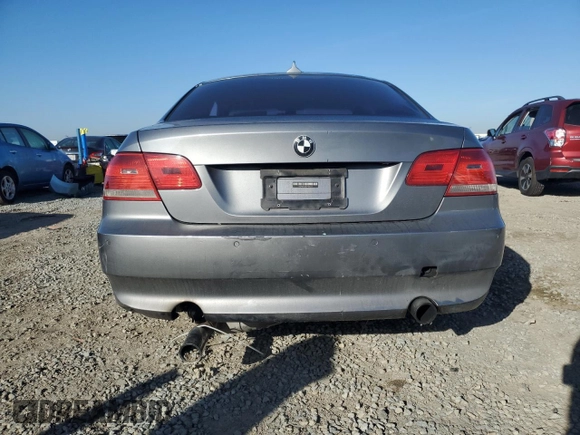 2007 BMW 3 Series 335i with VIN WBAWB73567P036763, listed as a Copart auction lot 45509345 with 196,588 mi miles and Salvage Title. Bid and sale history available at carsss.com. Image 6.
