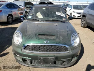 2013 MINI Cooper Convertible S with VIN WMWZP3C52DT705010, listed as a Copart auction lot 73492204 with 12,645 mi miles and Salvage Title. Bid and sale history available at carsss.com. Image 5.