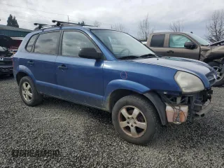 2007 Hyundai Tucson GLS with VIN KM8JM12B77U650438, listed as a Copart auction lot 50941065 with 189,707 mi miles and Salvage Title. Bid and sale history available at carsss.com. Image 4.