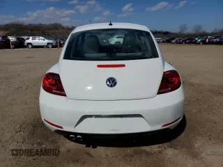 2015 Volkswagen Beetle Fleet Edition with VIN 3VWF17AT8FM647418, listed as a Copart auction lot 50605905 with 105,671 mi miles and Salvage Title. Bid and sale history available at DreamBid. Image 6.