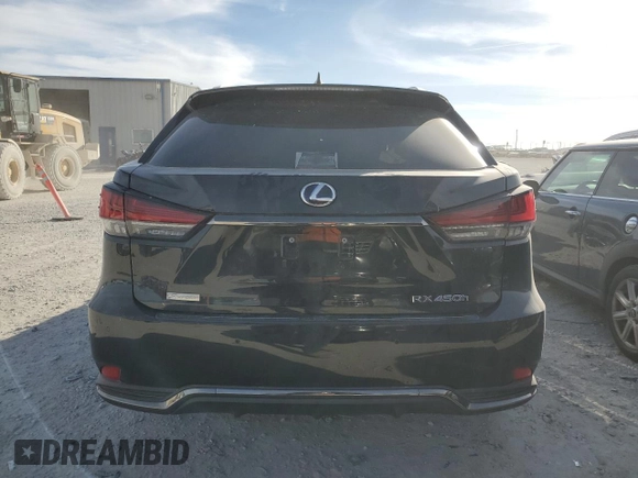 2021 Lexus RX with VIN 2T2YGMDAXMC060397, listed as a Copart auction lot 72327092 with 23,643 mi miles. Bid and sale history available at carsss.com. Image 6.