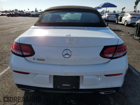 2020 Mercedes-Benz C 300 with VIN WDDWK8DB3LF959785, listed as a Copart auction lot 75055304 with 36,971 mi miles and Salvage Title. Bid and sale history available at DreamBid. Image 6.