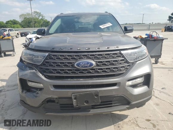 2022 Ford Explorer XLT with VIN 1FMSK7DH8NGB34292, listed as a Copart auction lot 53643735 with 55,726 mi miles and Salvage Title. Bid and sale history available at carsss.com. Image 5.
