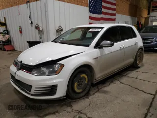 2015 Volkswagen Golf GTI SE with VIN 3VW5T7AU7FM104530, listed as a Copart auction lot 46939165 with 120,490 mi miles and Salvage Title. Bid and sale history available at carsss.com. Image 1.