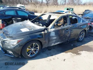 2017 Infiniti Q50 Premium z VIN JN1EV7AP7HM740731, wystawiony jako IAAI lot #41704342 z przebiegiem Nie podano mil oraz . Historia ofert i sprzedaży dostępna na DreamBid. Obrazek 6.