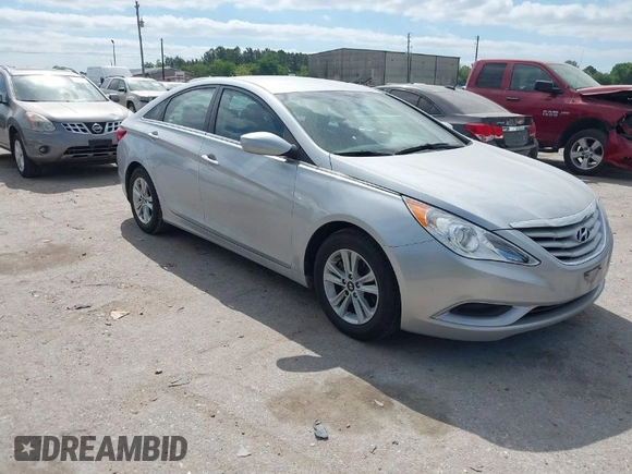 2012 Hyundai Sonata GLS with VIN 5NPEB4AC4CH461595, listed as a IAAI auction lot 42032733 with 125,569 mi miles. Bid and sale history available at carsss.com. Image 1.