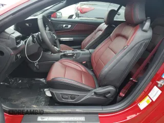 2024 Ford Mustang GT Premium with VIN 1FAGP8FF8R5108165, listed as a Copart auction lot 43248194 with 33 mi miles and Salvage title. Bid and sale history available at DreamBid. Image 7.