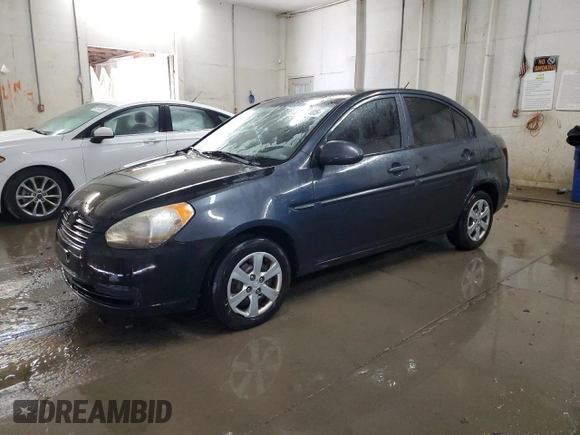 2009 Hyundai Accent Auto GLS with VIN KMHCN46C19U340590, listed as a Copart auction lot 50507405 with 170,526 mi miles and Salvage Title. Bid and sale history available at carsss.com. Image 1.