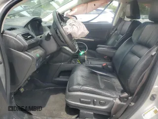 2012 Honda CR-V EX-L with VIN 2HKRM4H75CH602372, listed as a Copart auction lot 58810095 with 93,311 mi miles and Salvage title. Bid and sale history available at DreamBid. Image 7.