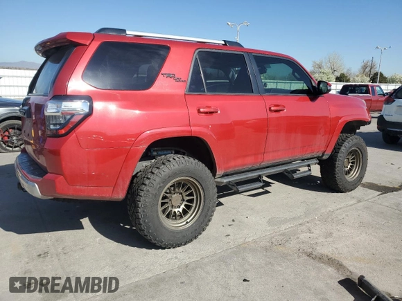 2018 Toyota 4Runner SR5 with VIN JTEBU5JR6J5531422, listed as a Copart auction lot 53026915 with 74,342 mi miles and Salvage Title. Bid and sale history available at carsss.com. Image 3.
