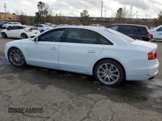 2013 Audi A8 L 4.0L with VIN WAUR2AFD2DN012478, listed as a Copart auction lot 49733565 with 115,323 mi miles and Salvage Title. Bid and sale history available at carsss.com. Image 2.