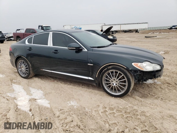 2011 Jaguar XF with VIN SAJWA0FB4BLR88001, listed as a Copart auction lot 89281175 with 127,051 mi miles and Salvage Title. Bid and sale history available at carsss.com. Image 4.