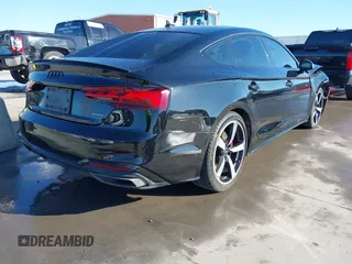 2023 Audi A5 Sportback S line Premium Plus with VIN WAUFACF54PA065172, listed as a IAAI auction lot 41663283 with 24,465 mi miles. Bid and sale history available at carsss.com. Image 4.