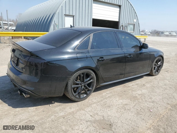 2016 Audi S4 Premium Plus with VIN WAUBGBFL0GA006206, listed as a Copart auction lot 47398374 with 119,885 mi miles and Salvage Title. Bid and sale history available at carsss.com. Image 3.