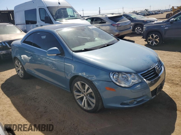 2008 Volkswagen Eos 3.2L with VIN WVWDB71F38V039347, listed as a Copart auction lot 72598194 with 123,630 mi miles and Salvage Title. Bid and sale history available at DreamBid. Image 4.