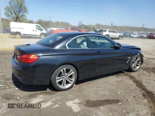2015 BMW 4 Series 428i with VIN WBA3V7C56F5A24314, listed as a Copart auction lot 52144195 with 55,916 mi miles and Salvage Title. Bid and sale history available at carsss.com. Image 3.