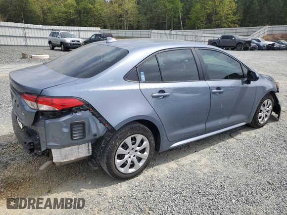 2024 Toyota Corolla LE z VIN 5YFB4MDE9RP116889, wystawiony jako Copart lot #52676425 z przebiegiem 20 086 mil mil oraz Szkoda całkowita • Salvage title. Historia ofert i sprzedaży dostępna na DreamBid. Obrazek 3.