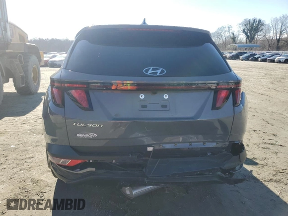2024 Hyundai Tucson SEL with VIN 5NMJB3DE2RH370501, listed as a Copart auction lot 87752995 with 40,791 mi miles and Salvage Title. Bid and sale history available at carsss.com. Image 6.