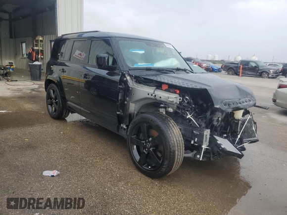 2024 Land Rover Defender X-Dynamic SE with VIN SALE27EU0R2352199, listed as a Copart auction lot 80959384 with 2,435 mi miles and Salvage title. Bid and sale history available at DreamBid. Image 4.